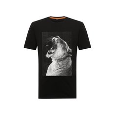 Хлопковая футболка BOSS