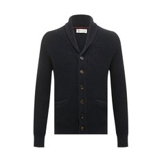 Кардиган из хлопка и льна Brunello Cucinelli