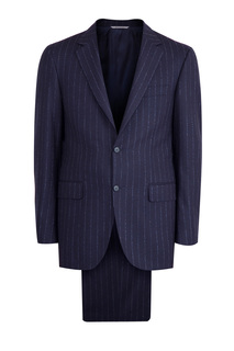 Костюм из шерсти Impeccabile с мелованным принтом Canali
