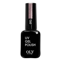 Гель-лак для ногтей Oly Style Ols Uv № 093 розовый глиттер 10 мл