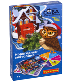 Настольные игры Bondibon Умная Сова Новогодняя викторина 153832