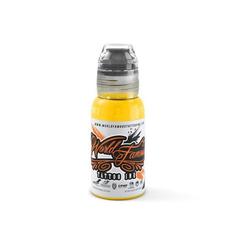 Краска для тату World Famous Great Wall Yellow, 15 мл, желтая