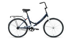 Велосипед складной ALTAIR CITY 24 2022, темно-синий/серый, RBK22AL24009