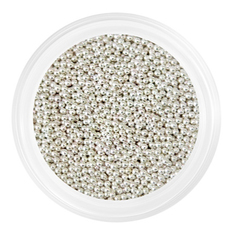 Бульонки для дизайна ногтей, Patrisa Nail, металлические, серебро