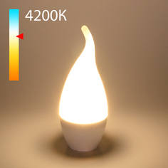 Светодиодная лампа "Свеча на ветру" CA37 8W 4200K E14 Elektrostandard BLE1432