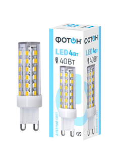 Лампочка светодиодная ФОТОН LED JCD 4W G9 4000К для дома; для гостиной комнаты