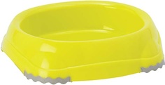 Одинарная миска для кошек PRIDE MODERNA Smarty bowl, пластик, желтый, 0.2 л
