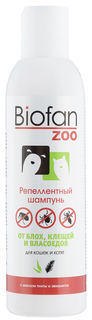 Репелентный шампунь для кошек Biofan Zoo, эвкалипт и пихта, 200 мл