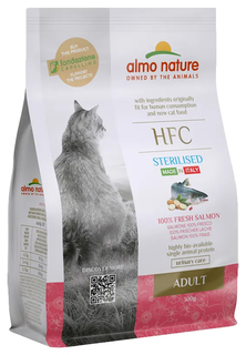Сухой корм для кошек Almo Nature HFC Dry, лосось, 0.3кг