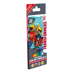 Карандаши цветные Transformers 12 цветов No Brand