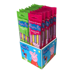 Трубочка для молока Peppa Pig фруктовый микс 30 г