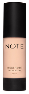 Основа тональная защитная с детокс-эффектом NOTE COSMETICS 104 SPF15 35 мл