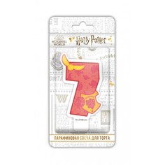Свеча праздничная ND Play Harry Potter цифра 7 с рисунком