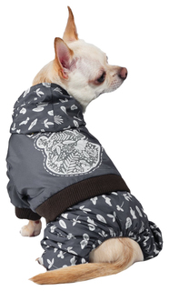 Дождевик для собак Triol одежда Winnie the Poch, унисекс, серый, XS, длина спины 20 см
