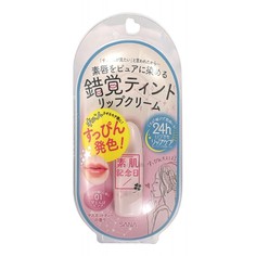 Увлажняющий бальзам для губ Sana Bare Skin Day Flawless Nude, тон 01, нежный розовый