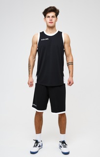 Баскетбольная форма мужская KELME Basketball uniform (Adults) черная, размер 3XL