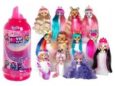 Фигурка IMC Toys VIP Pets Модные щенки; 12 видов в коллекции (розовые крышки) 711709/1-wP
