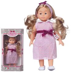 Кукла DIMIAN Bambina Bebe в полосатом платье с бантом; 20 см BD1652-M37/w(6)