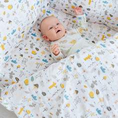 BAMBOLA Бортик защитный 40*360 см бязь Природа (Мышонок) Bamboola