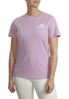 Футболка женская Lee Women Seasonal Graphic Tee фиолетовая XL