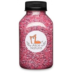 Соль для ванн ароматическая Alice Natural с шиммером "Ягодная" 250г