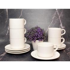 Набор чайный / Набор чашек / Чайный сервиз Ariane Prime 230 мл, 6 пар