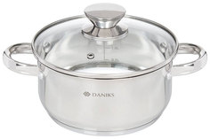 Кастрюля Daniks Оптима QS-S-16/GS-01201-16CA