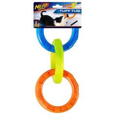 Игрушка для собак NERF, Кольца-грейфер, 27см