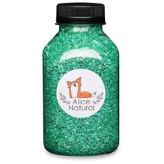 Соль для ванн ароматическая Alice Natural с шиммером "Арбузная" 250г