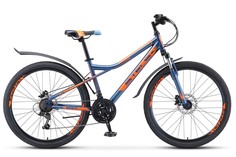 Велосипед Stels Navigator 510 D 26 V010 2021 16" темно-синий