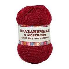 Пряжа Камтекс 901907_00024 Праздничная с люрексом 091 вишня