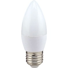 Лампа светодиодная Ecola candle LED 8,0W 220V E27 6000K свеча (композит) 100x37, C7LD80ELC
