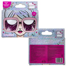 Реснички накладные Lukky Fresh Lash перьевые розовый горох
