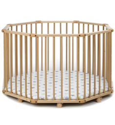 Манеж детский Geuther Octo-Parc 113х113 натуральный 32