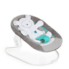 Шезлонг детский Hauck Alpha Bouncer Hearts Grey