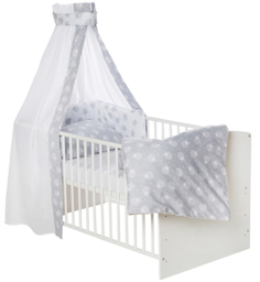 Комплект постельного белья Schardt Little Sheep серый, 4 предмета