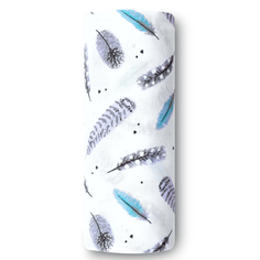 Пеленка детская loombee для новорожденных (118х118 см) и салфетка (25х25 см) MS-3443