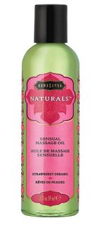 Массажное масло Kama Sutra Naturals Strawberry Dreams клубника 59 мл