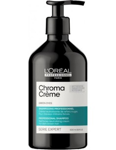 Шампунь LOreal Proffessionnel Chroma крем-нейтрализатор теплых оттенков, зеленый, 500мл