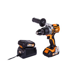 Бесщеточная ударная дрель-шуруповерт Villager VLP 5120-2BSC, 60 Нм. 500-1800 об/мин. 2 АКБ