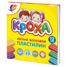 Пластилин мягкий ЛУЧ Кроха, 12 цв, 180 г, со стеком, картонная упаковка, 23С 1484-08 3 шт
