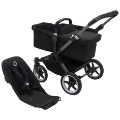 Коляска 2 в 1 Bugaboo (Бугабу) Donkey 5 base Graphite/Midnight black 100002030