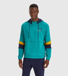 Худи мужское Diadora DR10217774570079 бирюзовое 2XL