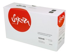 Картридж для лазерного принтера SAKURA CEXV40 (SACEXV40) черный, совместимый