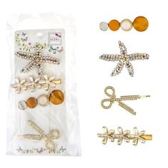 Набор заколок Lukky Fashion 4 штуки Т21513