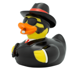 Игрушка для ванны FUNNY DUCKS сувенир "Аль Капоне уточка", 1268