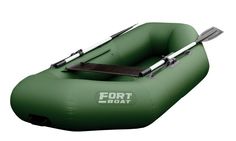 Лодка гребная FORT BOAT 220, надувная, оливковый