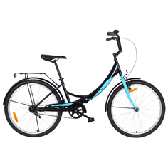 Велосипед городской Porter PRT24ST-U 24" рама 14,5" черно-синий