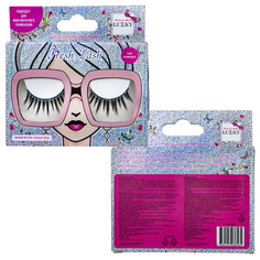 Реснички накладные Lukky Fresh Lash с блестящей подводкой Бирюза