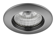 Точечный светильник встраиваемый серый, никель GU5.3 Lightstar TESO 011079